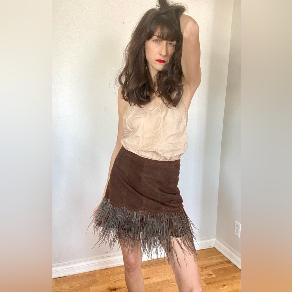 Anna Trzebinski Leather Skirt
